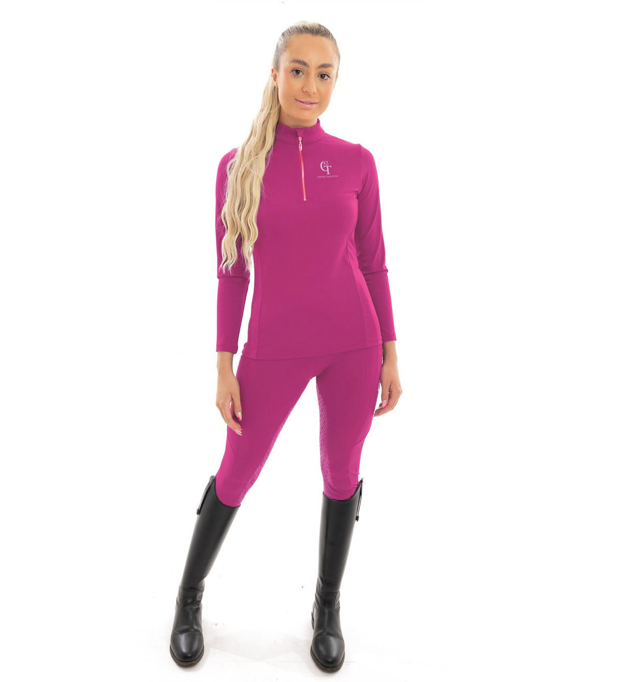 
                  
                    Horse Riding Leggings Full Seat- Hot Pink
                  
                