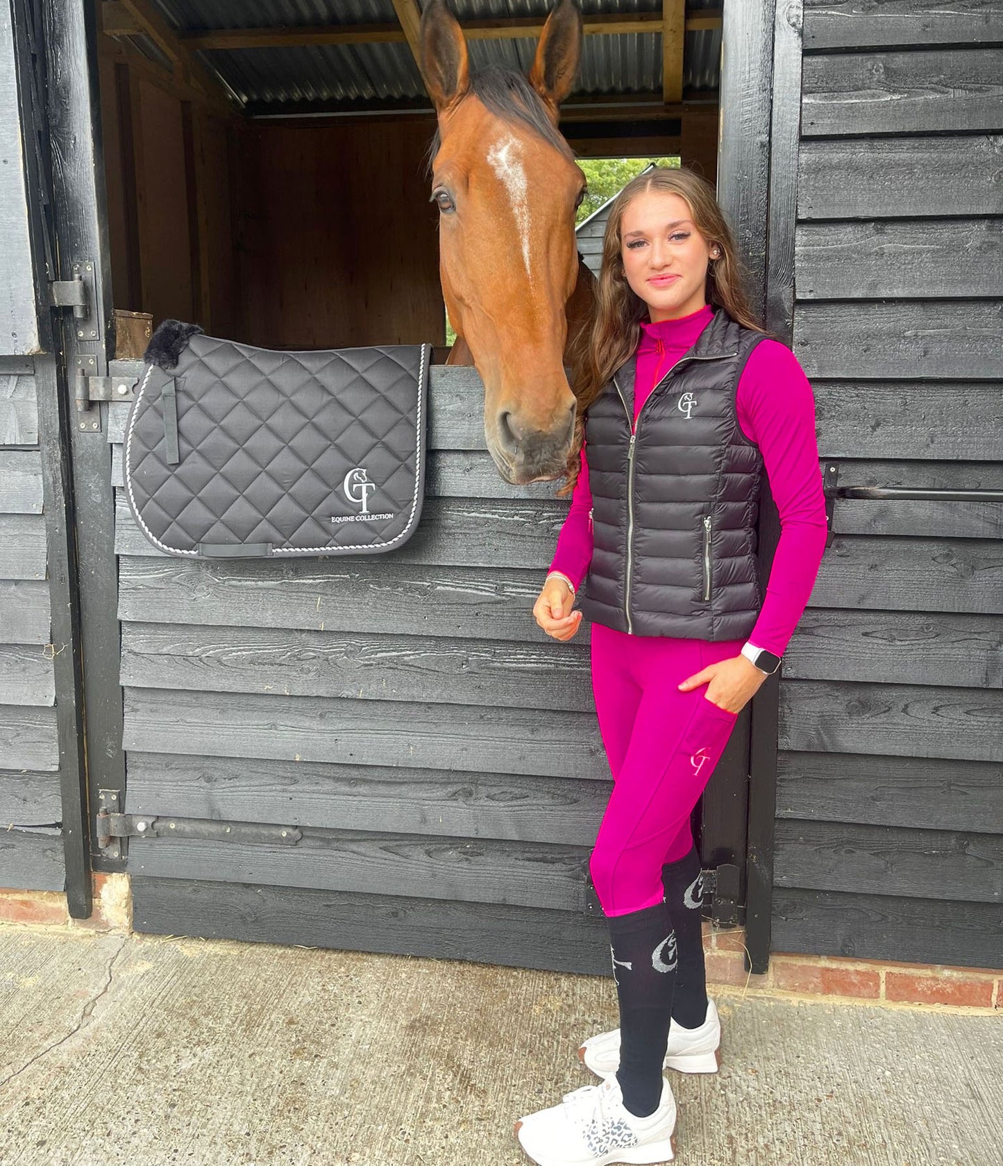 
                  
                    Horse Riding Leggings Full Seat- Hot Pink
                  
                