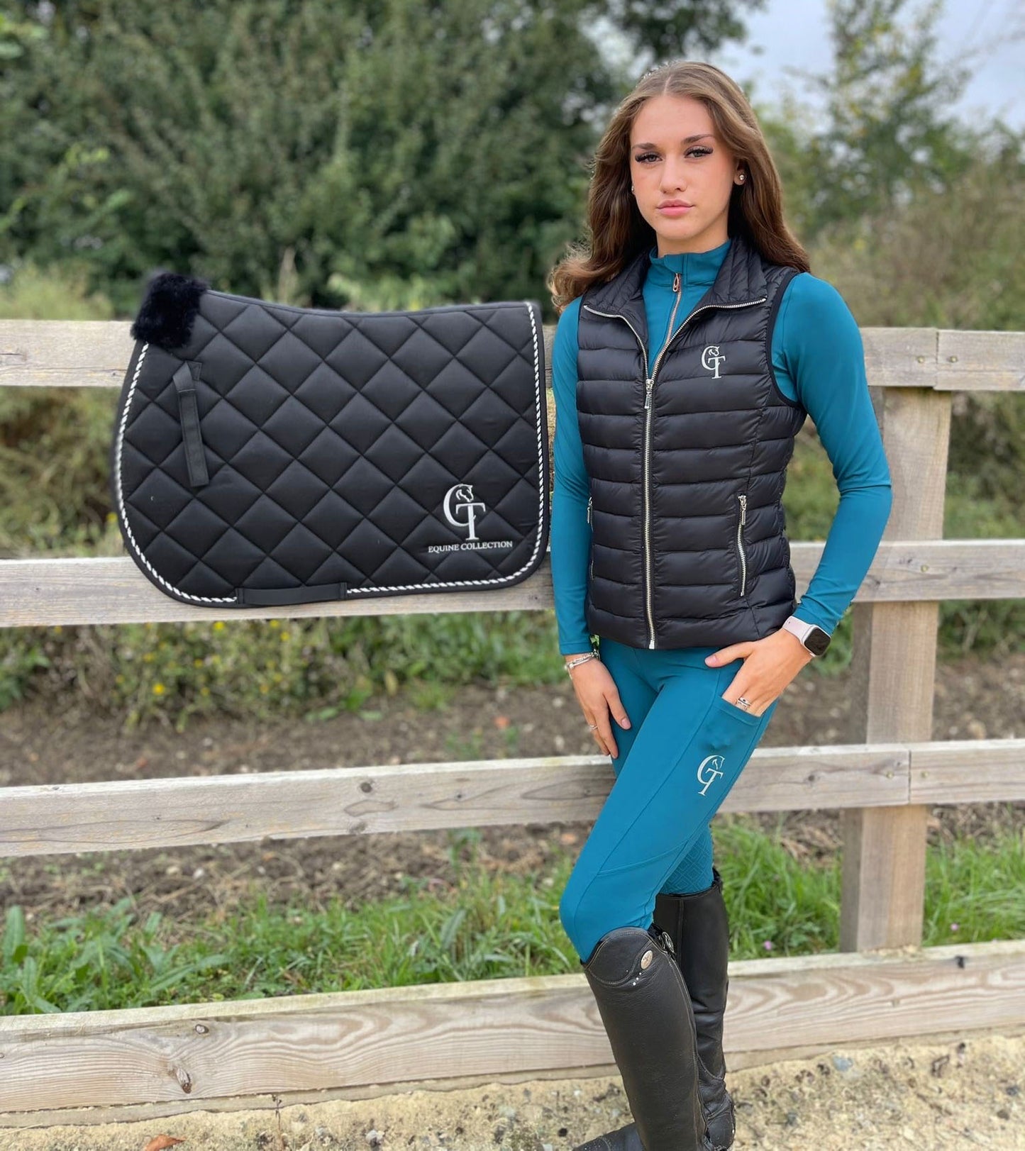 
                  
                    Young Rider Horse Riding Leggings Peacock
                  
                