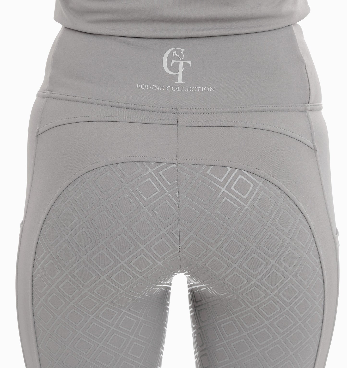 Unlined Riding Tights - OFF WHITE WITH GREY SEAT – Empire Equestrian