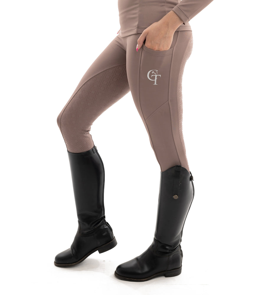 Women's Horse Riding Leggings. Winter Riding Tights with phone pocket. –  Saddle & Canter